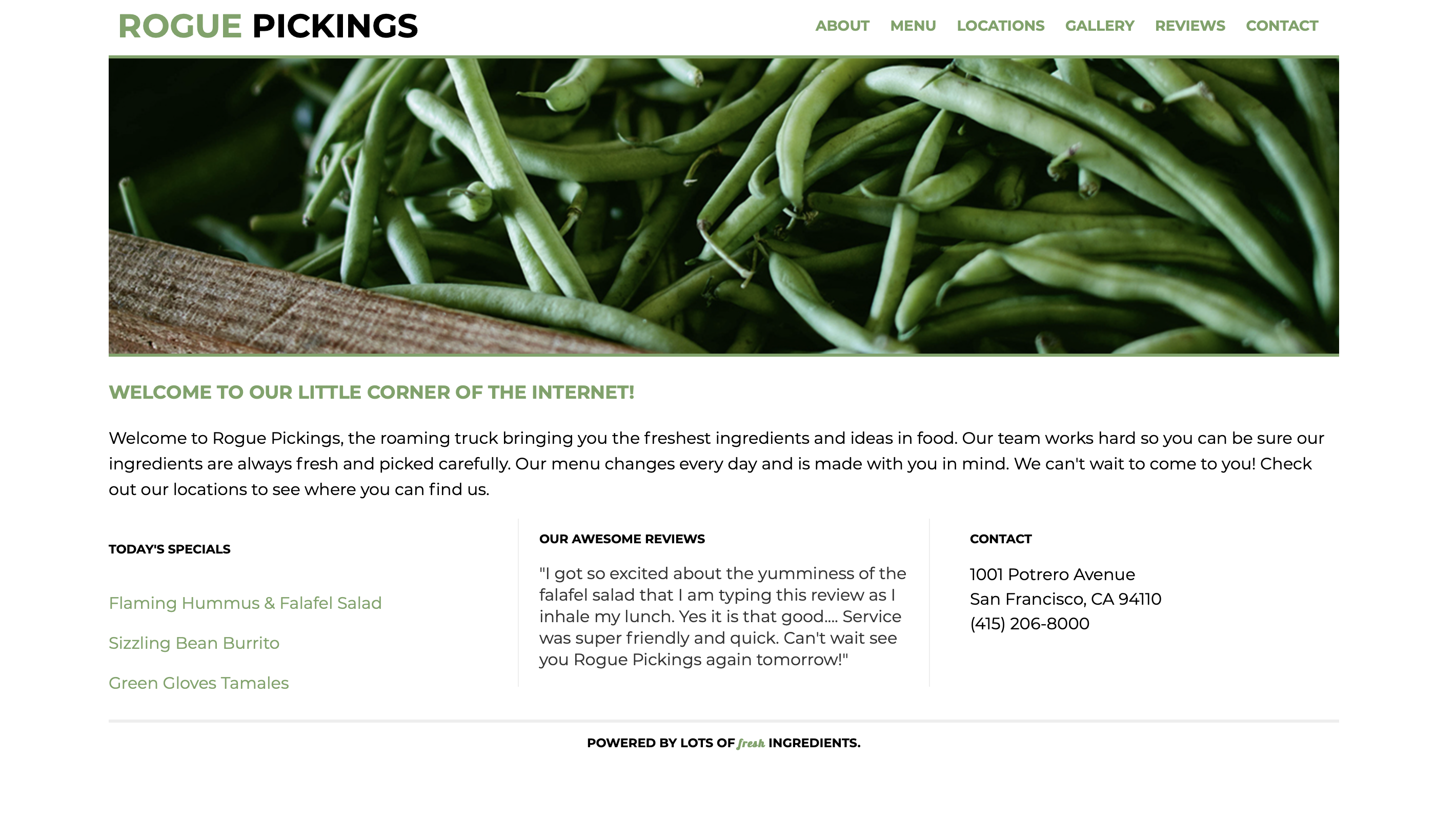 Unplugged Sample Website