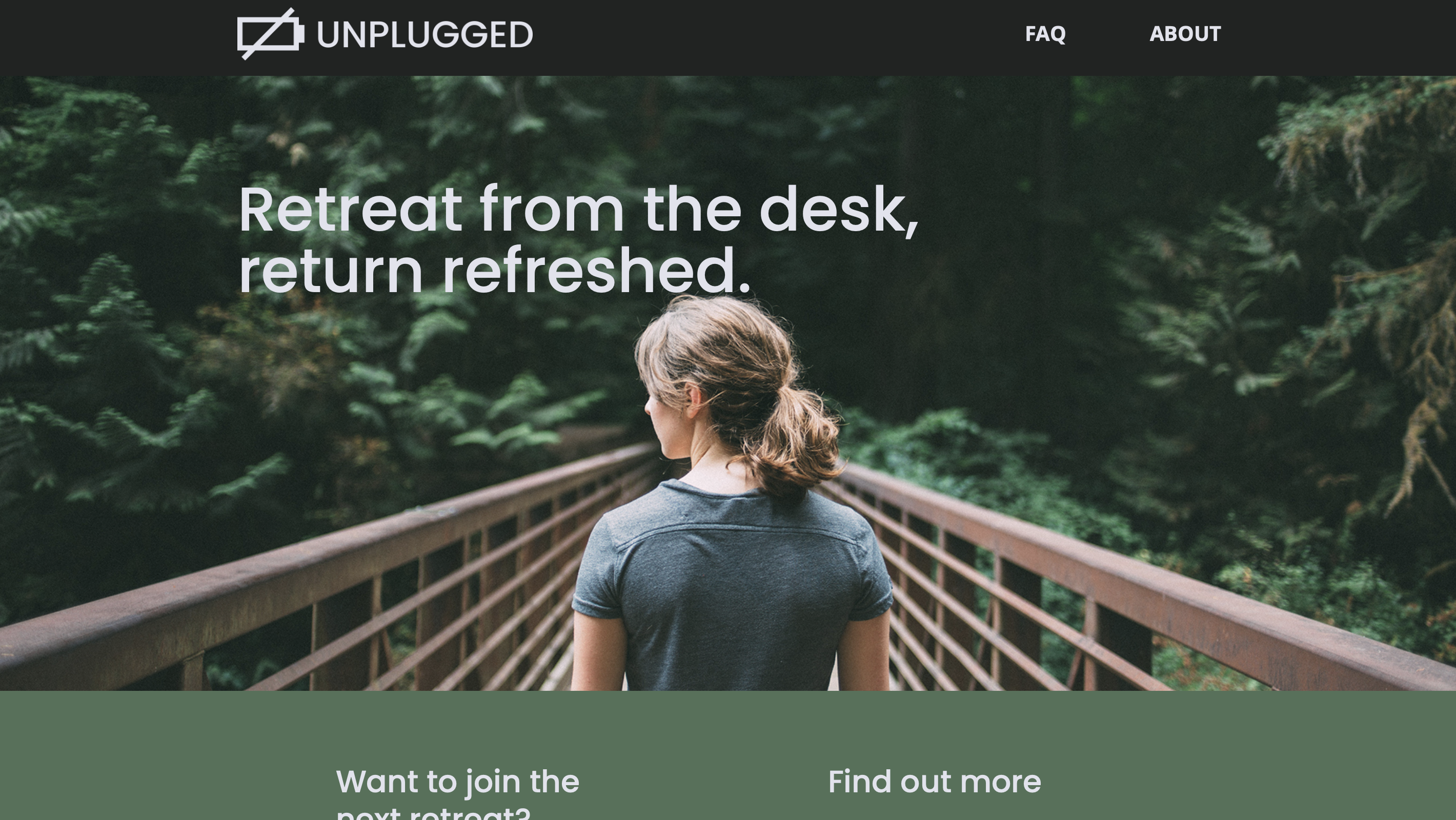 Unplugged Sample Website